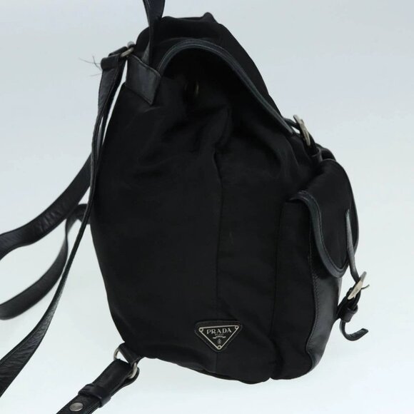 PRADA Backpack Nylon Black Auth 89322 - Picture 5 of 16